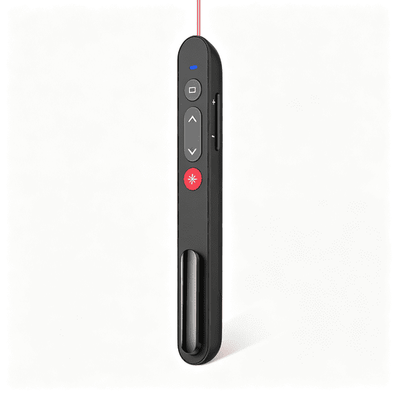 GJX Laser Pointer for Presentations,Wireless Presenter Clicker for Powerpoint Slide with Hyperlink&Volume Control,Presentation Remote for Mac/Computer/Laptop Slide/Ppt/Keynote