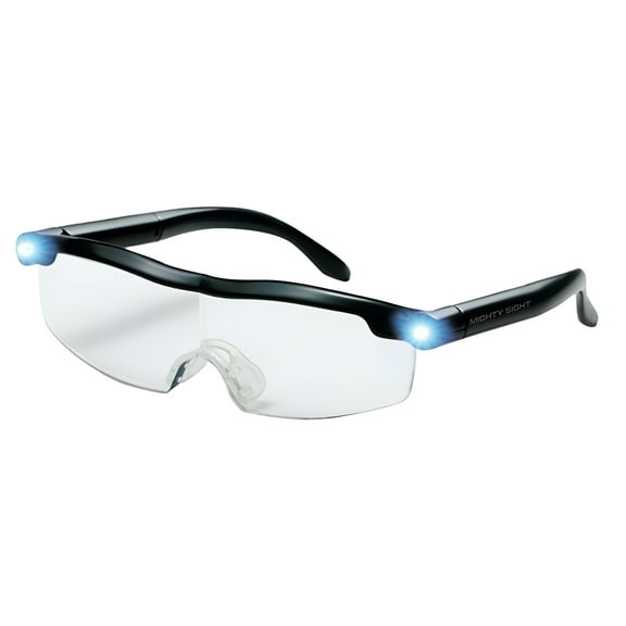 GJX Led Magnifying Glasses Sight Enhancing Bright Eyewear 160% Magnification Usb Rechargeable,Outdoor Sport,Magnifying Glasses for Close Work