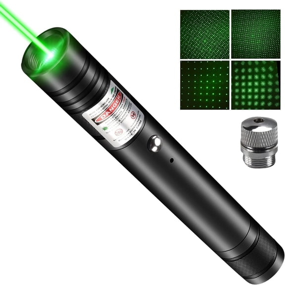 GJX Long Range Laser Pointer 10000 Feet Visible Beam,USB Rechargeable Green Laser Pointer High Power for Presentations
