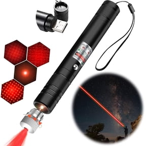 GJX 2026 New Long Range Red Laser Pointer,Laser Pointer High Power Pen,Red Pointer Rechargeable for Hiking,Cat Laser Toy Usb Charge