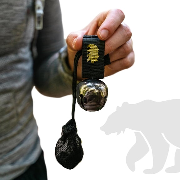 GJX Magnetic Bear Bell with Silencer - Hiking Safety Gear for Wildlife Alert Bear Bells for Hiking