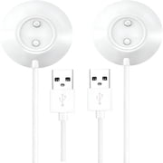 GJX Magnetic Rose Charger Replacement - Fast Charging USB Cable Standing Dock Station for Rose Only White