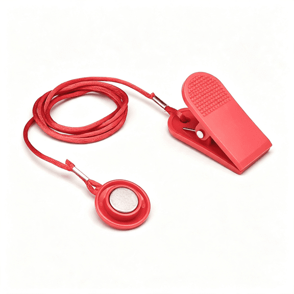 GJX Magnetic Safety Switch Universal Treadmill Magnetic Lock Emergency Stop Treadmill Accessories Suitable for Most Treadmills Reliable Treadmill Safety Key Replacement