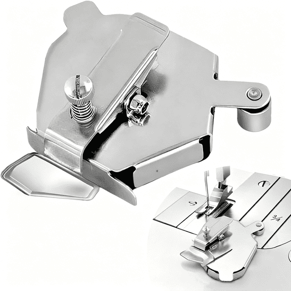 GJX Magnetic Seam Guide for Sewing Machine,Multi-Purpose Magnetic Sewing Hem Guide with Clip,Universal Sewing Machine Attachments Magnet Hemmer Guide Sewing Supplies Accessories