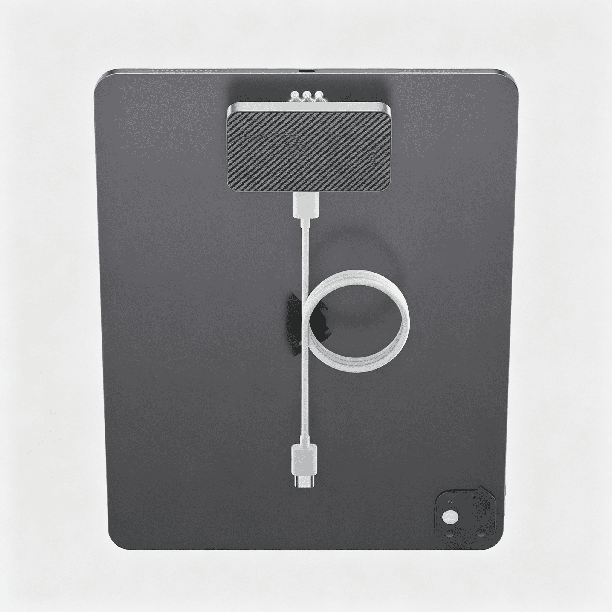 GJX Magnetic Wireless Charger for Ipad Pro 12.9"(3Rd/4Th/5Th/6Th) & Ipad Air 13 (M2/M3) Only,18W Fast Charging Smart Con