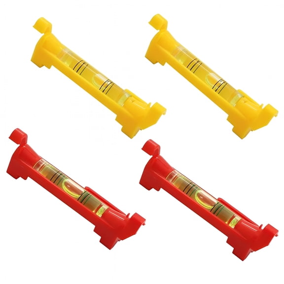 GJX Measuring Gadget String Bubble Level Pack of 4 for Accurate Adjustments
