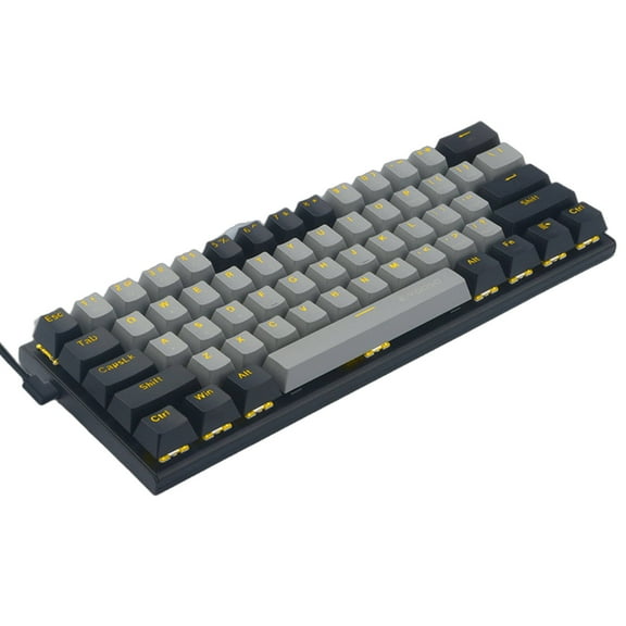 GJX Mechanical Keyboard Adjustable Tilt 60% Keyboard Anti-Ghosting Silent Key Presses Gaming Keyboard Style 9