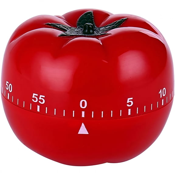 GJX Mechanical Kitchen Timer,60 Minutes Vegetable Cartoon Timer Ringing Alarm (Tomato)