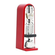 GJX Mechanical Metronome Universal Metronome Portable Accurate Track Beat Tempo Professional Metronome for Drums Music Instrument Red