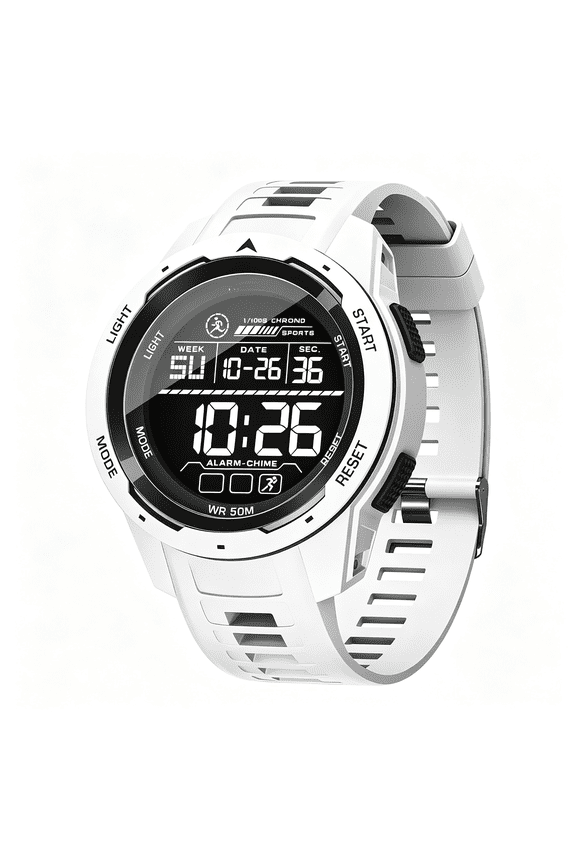 Men'S Watches Sports Outdoor Waterproof Military Watch Date Multi Function Tactics Led 46Mm Face Alarm Stopwatch for Men 8105 Waterproof Military Mens Watch