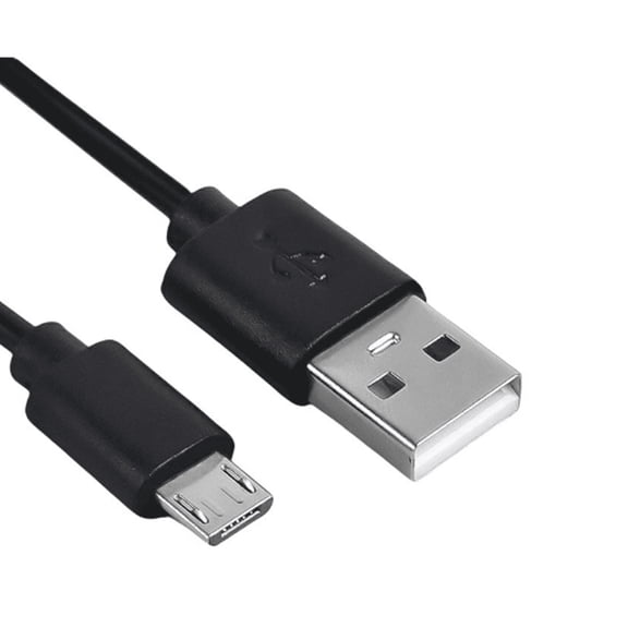 GJX Micro USB Cable for Android Devices, Durable Charging Cord with Data Transfer, Compatible with Phones and Tablets, Black