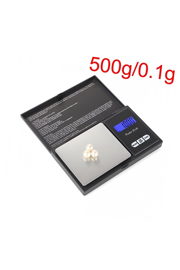 Milligram Scale Jewelry for Digital Electronic 500G Gold Precision Scale Scales Weight 0.1 KitchenDining and Bar