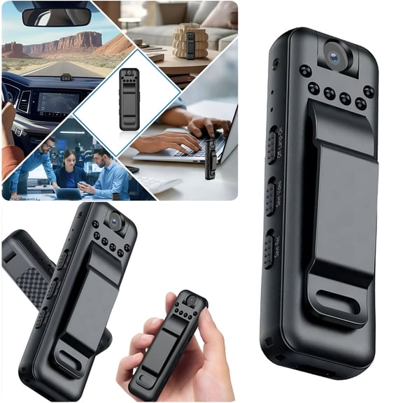 GJX Mini Body Camera With Audio And Video Recording Night Battery Camera(1PC)