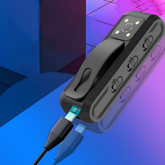 GJX Mini Camera Full Hd 1080P Body Cam,Portable Hidden Spy Camera with Night Vision,Wearable Camcorder Voice Recorder for Home Security Office Surveillance Nanny Cam