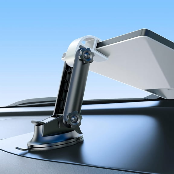 GJX Mini Car Mount for Dashboard, Mounting Kit, Sticky Suction Base, Angle-Adjustable Phone Holders for Your Car, Secure Hold Cup Ensures Stable Setup While Driving