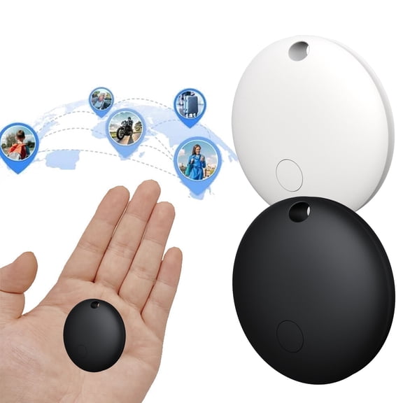 GJX Mini Gps Tracker, Easy Find Bluetooth Tracking Device, Smart Finder Locator for Kids Pet Wallet Phone Keys Gps Tracker