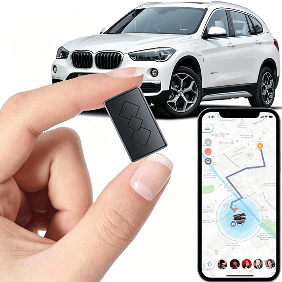 GJX Mini Gps Tracker for Vehicles-Tracker Device for Vehicles No Subscription No Monthly Fee Car Tracker Device Hidden Magnetic Real-Time Tracking Gps Tracker for Cars Kids Dogs