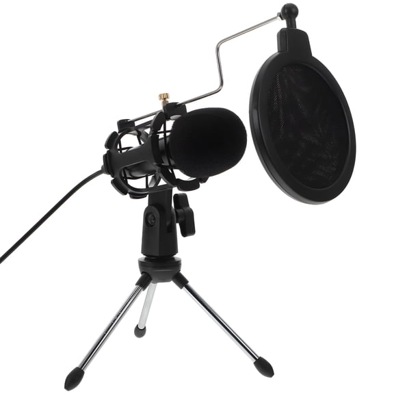 GJX Mini Microphone 3.5mm Static-free Podcast Microphone Kit USB Gaming Mic