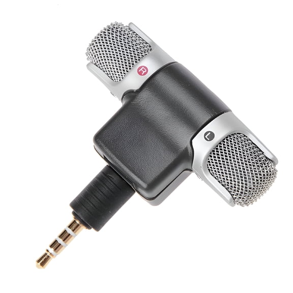 GJX Mini Microphone with 3.5mm TRRS Plug for Smartphone Mobile Phone