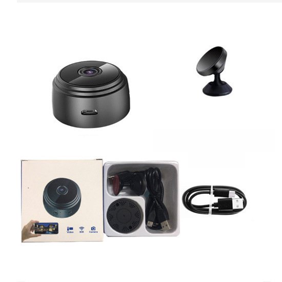 GJX Mini Security Camera, 1080P Hd Wifi Home Indoor Outdoor Camera for Baby/Pet/Nanny, Ip Camera Remote Viewing for Security with Ios,Android Phone App(Video Only)