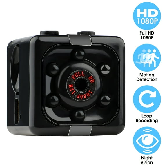 GJX Mini Security Camera HD 1080P with Audio/Video Portable Indoor Outdoor Motion Detection Wireless Security Cameras