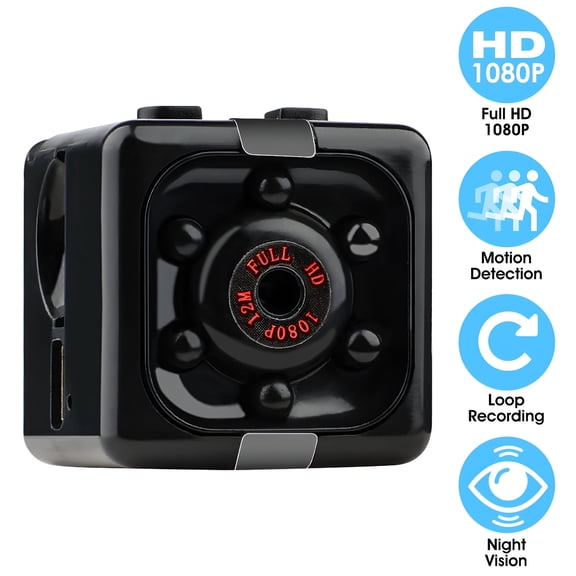 GJX Mini Security Camera HD 1080P with Audio/Video Portable Indoor Outdoor Motion Detection Wireless Security Cameras