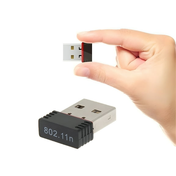 GJX Mini USB 2.0 802.11n 150Mbps Wifi Network Adapter for Windows PC Stick Extension Adapter