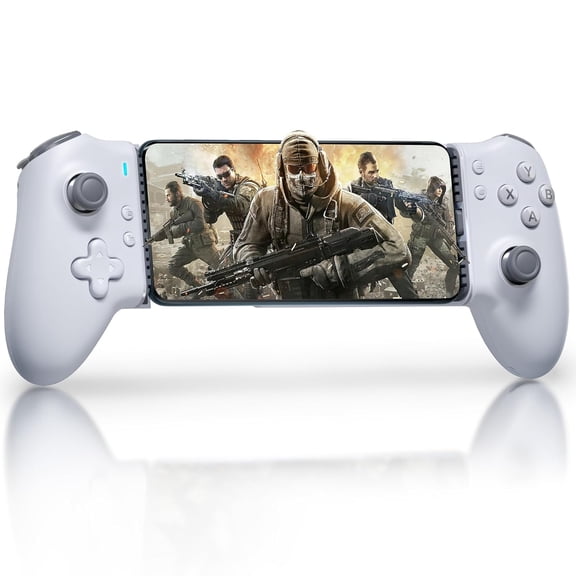 GJX Mobile Gaming Controller for Android/Iphone 15 Series,Android Controller with Hall Trigger/Joysticks for Play Minecraft,Cod|Hall Effect Triggers & Joysticks,Mechanical Buttons