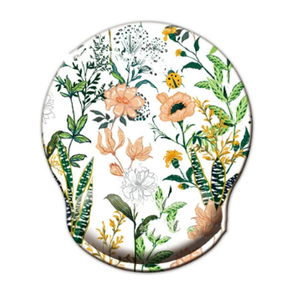 GJX Mouse Pad with Wrist Support,Ergonomic Memory Foam Wrist Rest Keyboard and Mouse Combo,Non-Slip Base for Stability Desk Mat