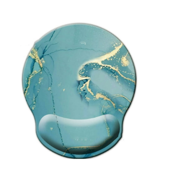 GJX Mouse Pad with Wrist Support,Memory Foam Wrist Rest Keyboard and Mouse Combo,Wireless Setup Desk Mat