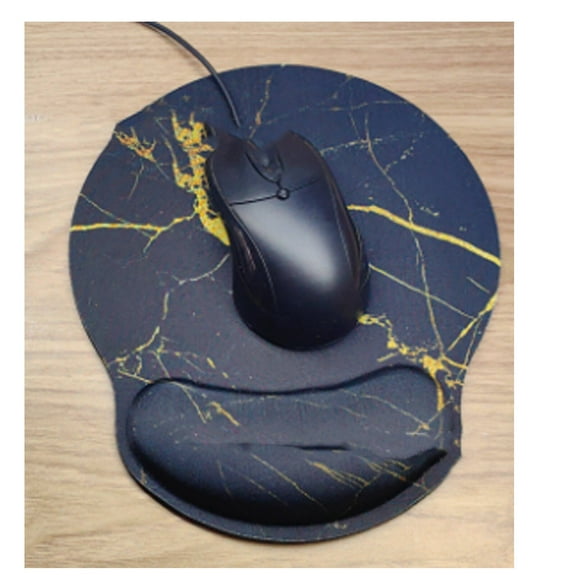 GJX Mouse Pad with Wrist Support,Wireless Freedom Keyboard and Mouse Combo,Memory Foam Wrist Support Desk Mat