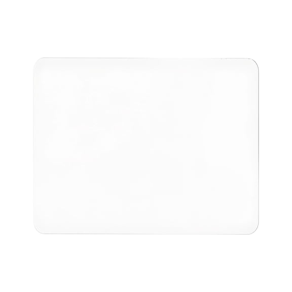 GJX Mouse Pads for Desk,7H Tempered Glass Mousepad,White Mouse Pad,Low Surface Friction Gaming Non-Slip Large Mouse Pad for Desk,7.87"x9.84"x0.12"