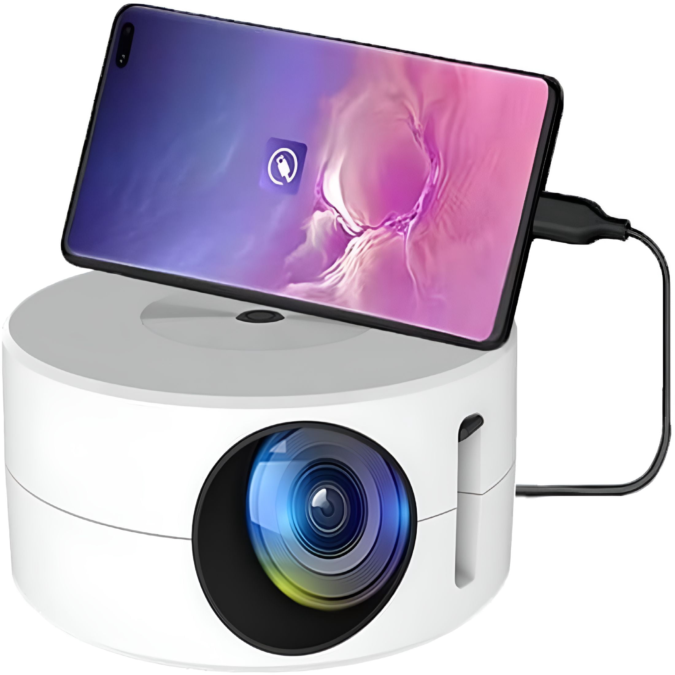 GJX Movie Portable Projector Low Noise Video Projector 1080p TV ...