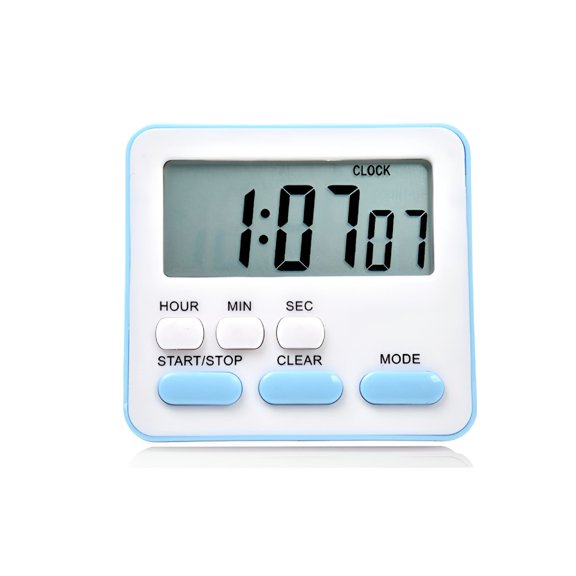 GJX Multi-Function Timer Student Time Manager Kitchen Bedroom Timer Reminder