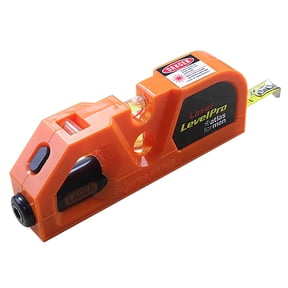 GJX Multifunction Laser Level with 2M Steel Tape Measure, Portable Digital Leveling Tool with Spirit Bubble for DIY and Home