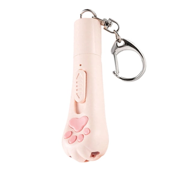 GJX Multifunctional Laser Cat Toy, Pink Interactive Pet Entertainment Device with Auto Mode and Adjustable Speed for Indoor Play Cat Laser Toy