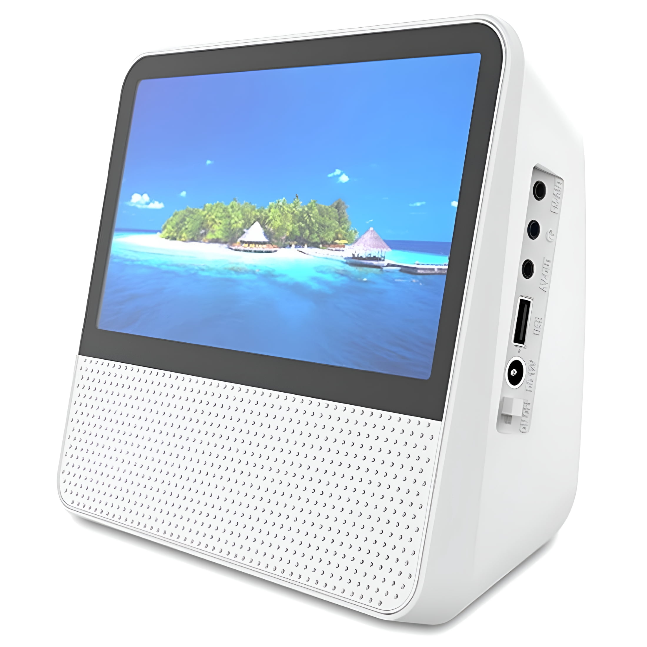 GJX Multifunctional Portable TV with 7-inch 1080P HD Touch Screen