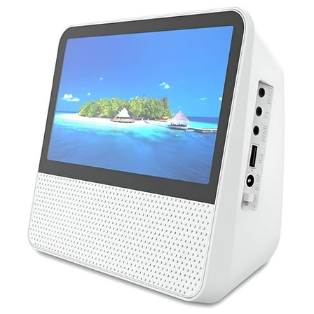 GJX Multifunctional Portable TV with 7-inch 1080P HD Touch Screen, Tuner Antenna