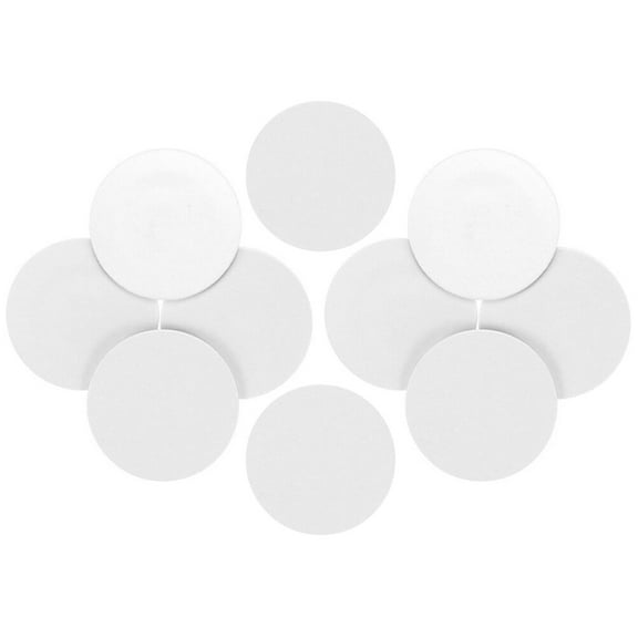 GJX NFC Tags 10PCS Contactless Round IC Smart Sticker (White)
