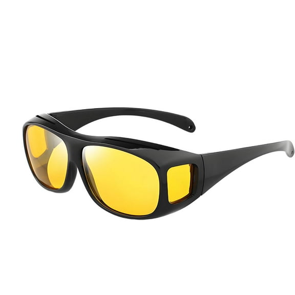 GJX Night Driving Glasses,Pressure-Free Nose Pads Night Vision Glasses,Sharper Views in Low Light Night Driving and Cycling Eyewear