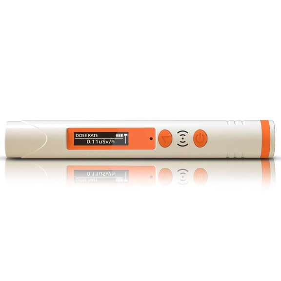 GJX Nuclear Radiation Detector,Geiger Counter,Portable Handheld Beta Gamma X-Ray Nuclear Dosimeter,Rechargeable Radiation Dosimeter with Audible Flash Alarms
