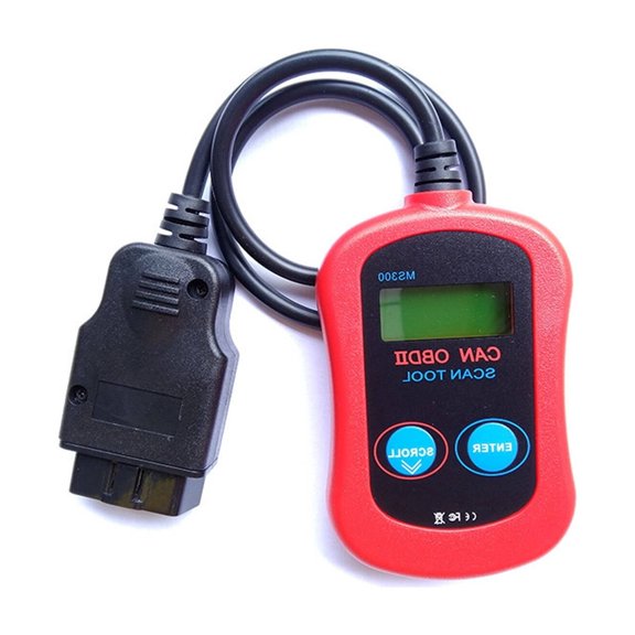 GJX OBD2 Scanner Code Reader, Read and Clear Check Engine Light, OBDII Diagnostic Tool for 1996+ Vehicles, Emissions Readiness Monitor, Car Maintenance Accessory, Red