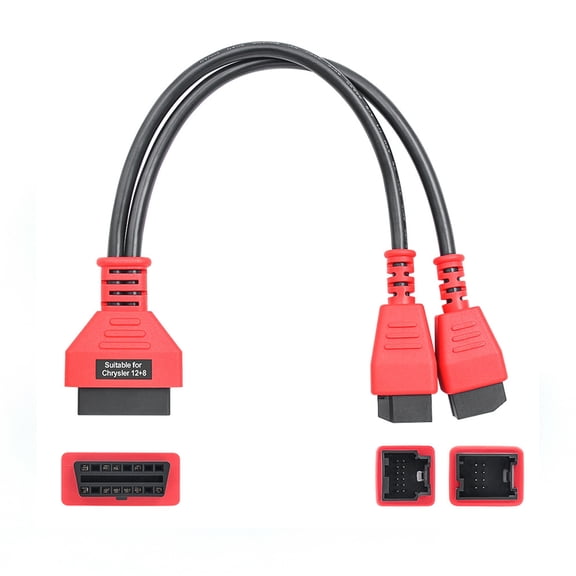 GJX Obd2 Adapter Cable for Alfa Dodge Ram Jeep Fiat Chrysler 12+8 Adapter Cable Connector Security Gateway Bypass Protocol Programming