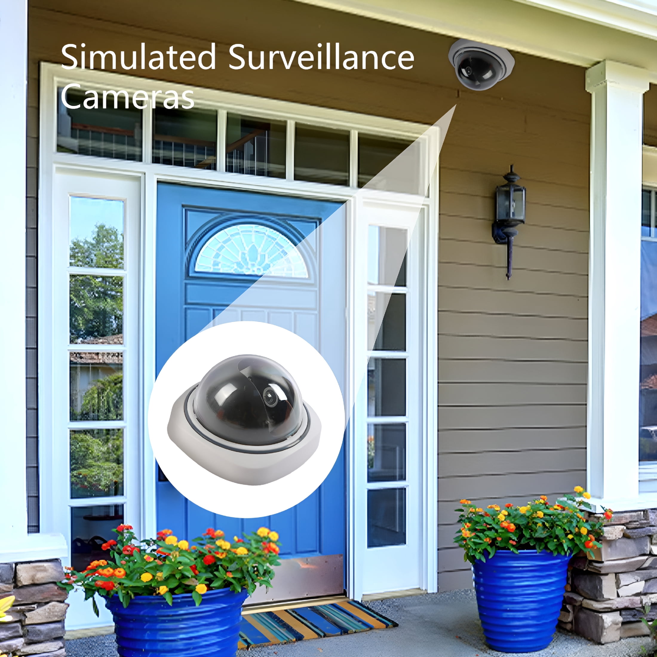 GJX Outdoor Indoor Fake Security Camera, Simulation Dummy Hemisphere ...
