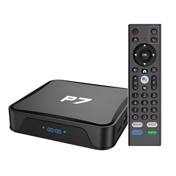 GJX P7 Android 12.0TV Box,8-Core,4GB RAM 32GB ROM,Dual-Band Wi-Fi,BT4.0,4K HD Media Player,Android 12.0,HDR10