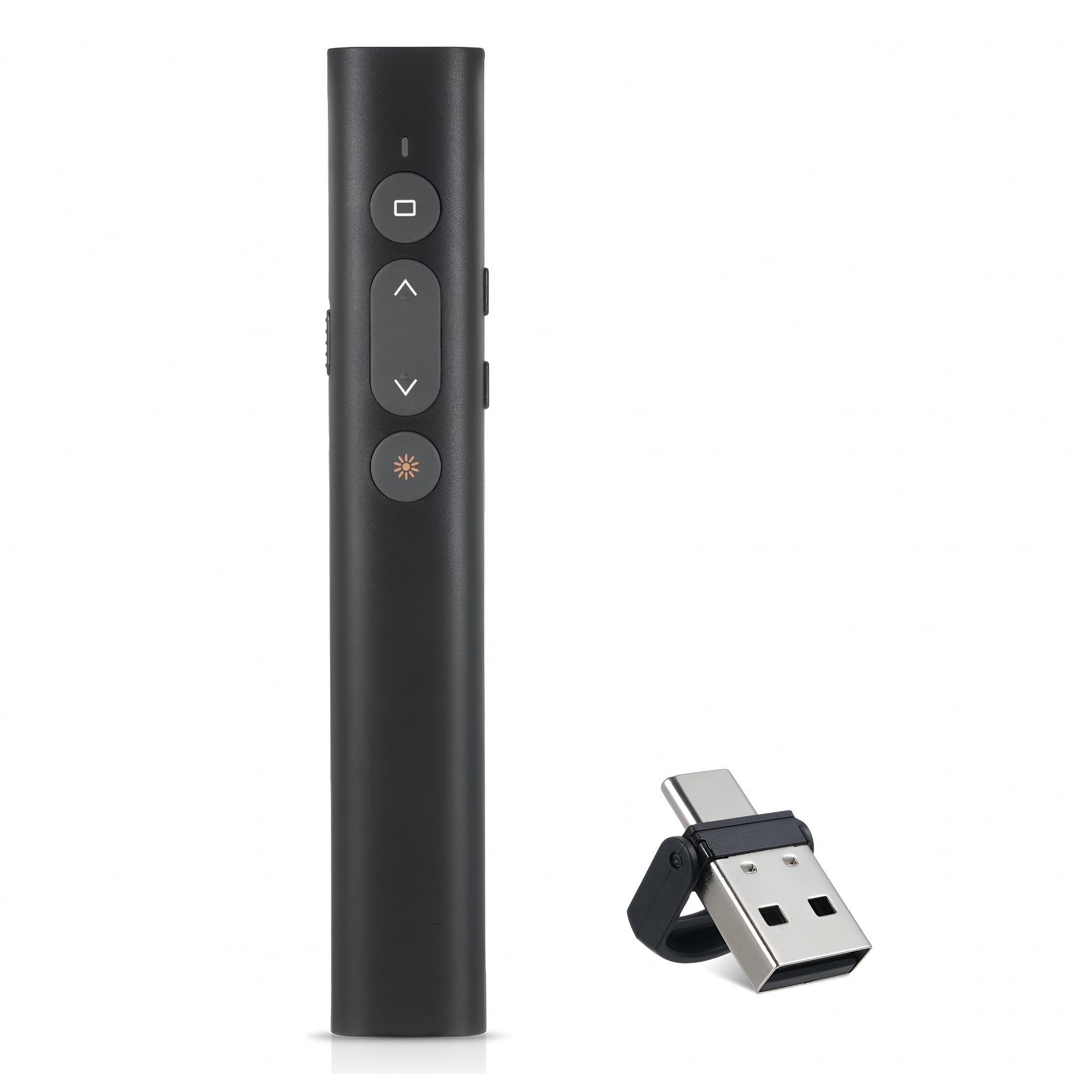 GJX Page-turning pen,Presentation Clicker Dual Head Clicker 50m Remote ...