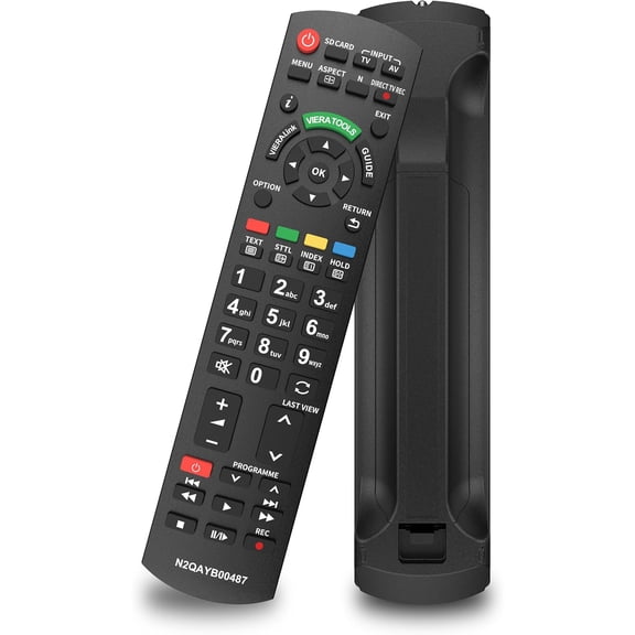 GJX for Panasonic Tv Remote Replacement,Remote Control Compatible with All Panasonic Plasma Viera Hdtv 3D Lcd Led Tv/Dvd Player/Av Receiver Universal Smart Tv Remote