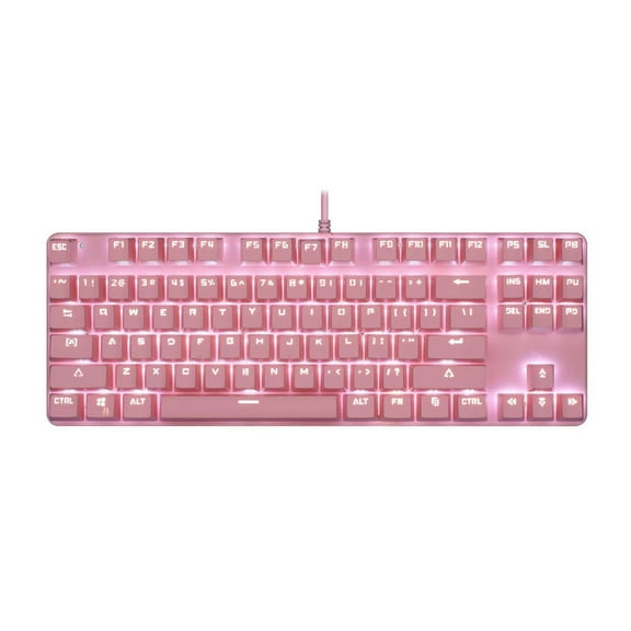 GJX Pc Gaming Keyboards High Sensitivity Light Up Keyboard Stable and Comfortable Abs Led Keyboard,154