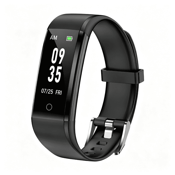 GJX Pedometer Watch No Bluetooth No App No Phone Required,Simple Fitness Tracker for Men Women with Steps/Calories Counter Time/Date Display Ip68 Waterproof Step Tracker for Walking Running