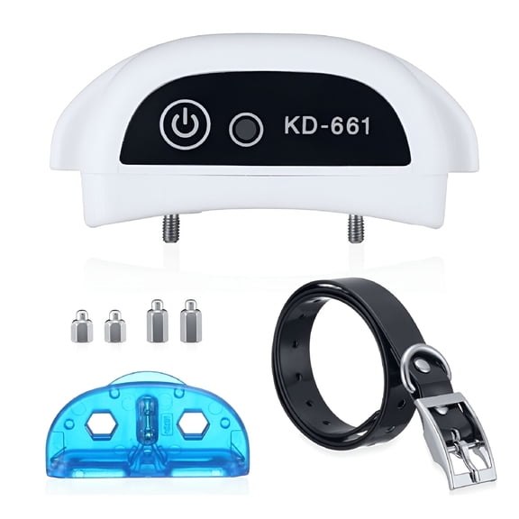 GJX Pet Electric Fence Containment System Wireless Receiver Waterproof Adjustable Shock Collar Receiver